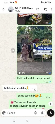 Testimonial Papan Bunga binjai